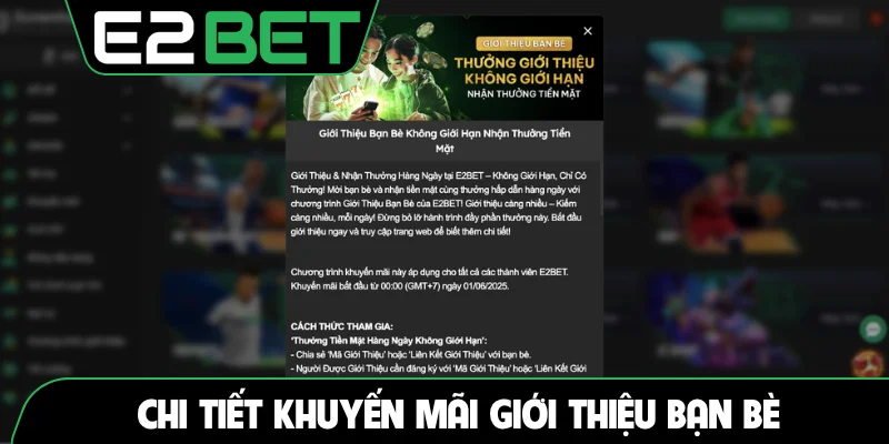 Chi tiết khuyến mãi giới thiệu bạn bè
