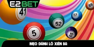 Mẹo đánh lô xiên ba